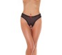 Amorable Rimba Open G-String Black One Size