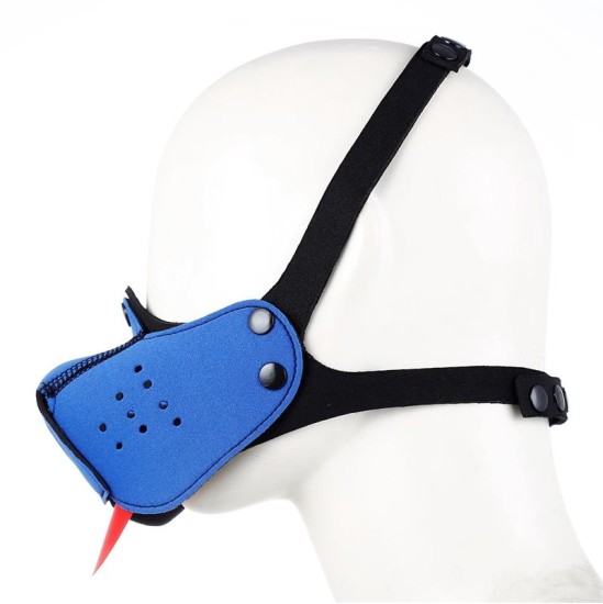 A-Gusto Neoprene Puppy Face Mask Blue