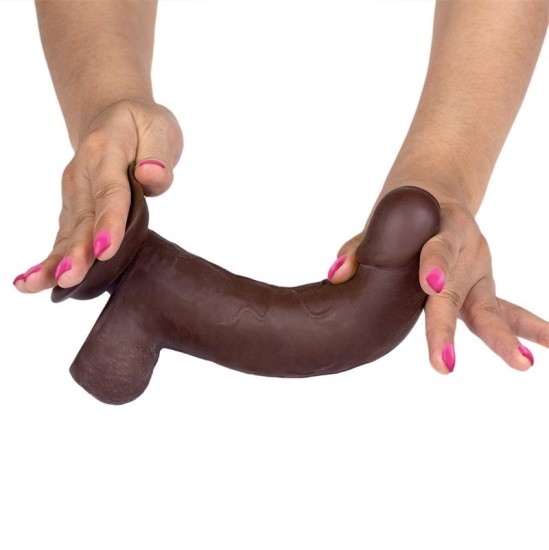 Liketrue Slidy Realistic Dildo Dual Layer Retractable and Adjustable 8