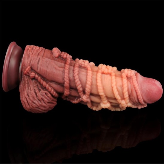 Lovetoy Dildo Dual Layer King Size Nature 9.5