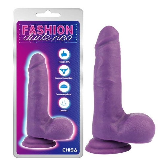 Chisa Divkāršā blīvuma dildo purpurs 7