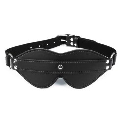 Latetobed Bdsm Line Aizsiets acis ar regulējamu siksnu