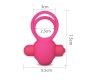 Lovetoy Double Vibrating Cockring Power Clit Duo Pink