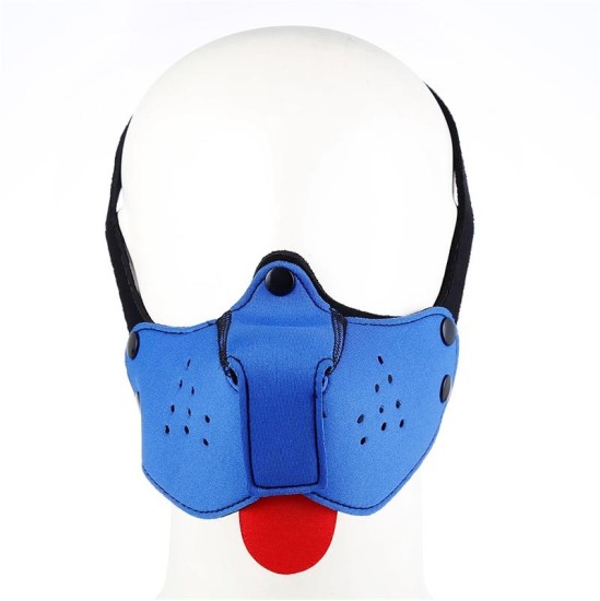 A-Gusto Neoprene Puppy Face Mask Blue