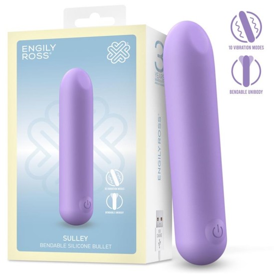 Engily Ross Sulley Vibrating Bullet Liquid Silikona Unibody Lokamais USB