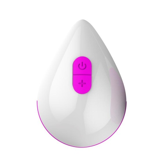 Drops Vibrating Egg Remote Control USB Silicone Purple