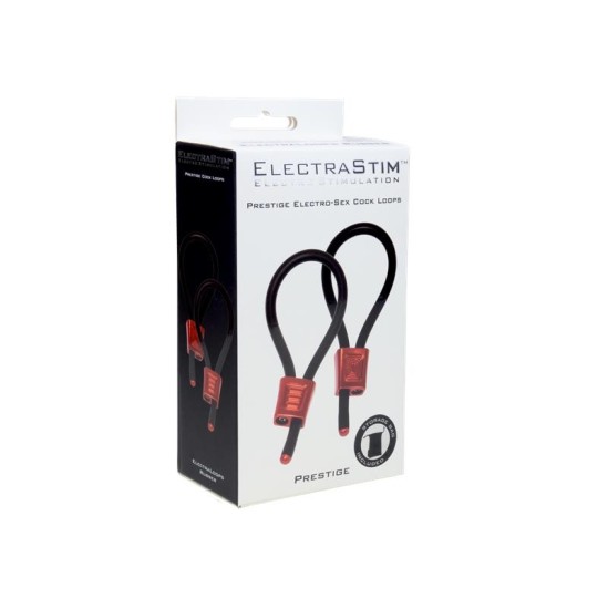 Electrastim ElectraLoops Prestige Set of 2 Penis Rings Red