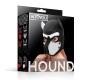 Intoyou Bdsm Line Hound Neoprene Dog Hood with Removable Muzzle White/Black One Size