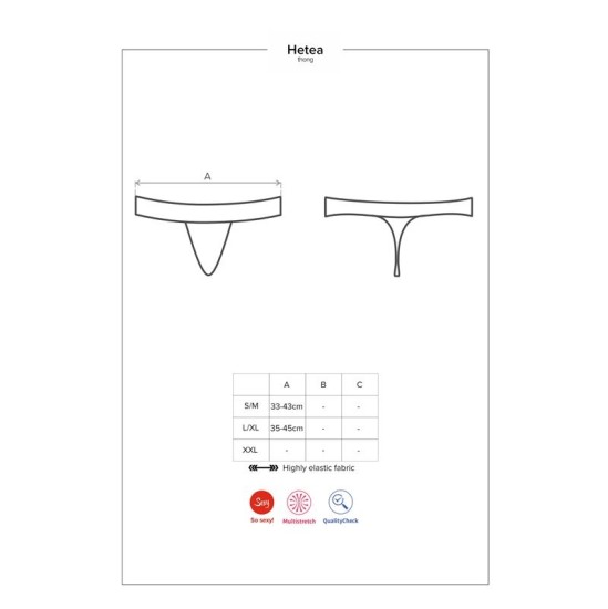 Obsessive Hetea Thong Red