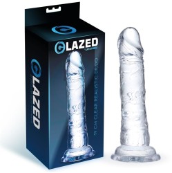 Glazed Reālistisks dildo kristāla materiāls 19 cm