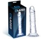 Glazed Reālistisks dildo kristāla materiāls 19 cm