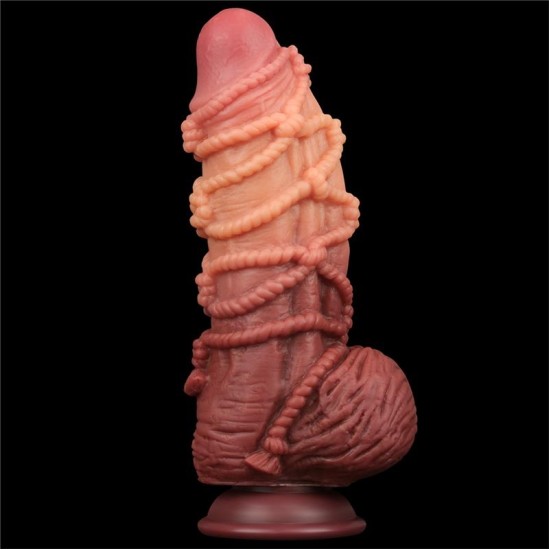 Lovetoy Kahekihiline Dildo King Size Nature 9.5