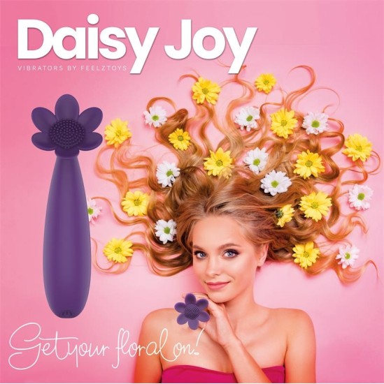 Feelztoys Daisy Joy Lay-On Vibrator Purple