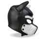 Intoyou Bdsm Line Hound Neoprene Dog Hood with Removable Muzzle White/Black One Size