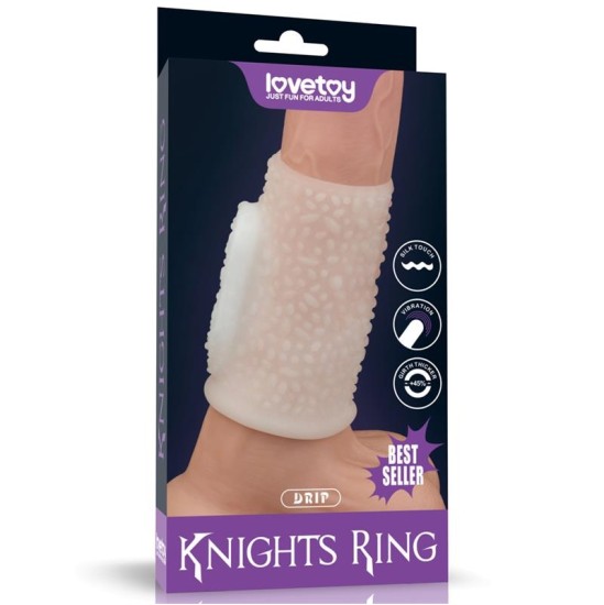 Lovetoy Vibrating Peenise Sleeve Drip Knights
