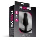 Moove Silicone Butt Plug Small Black