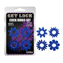 Chisa Kukerõngaste komplekt - sinine