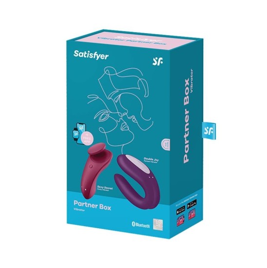 Satisfyer 2 rotaļlietu komplekts, 1. partnera kaste