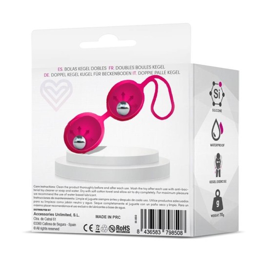 Latetobed Geisha Double Kegel Balls Rose Red 70 гр.