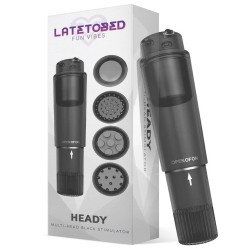 Latetobed Heady stimulators Multi-Head melns