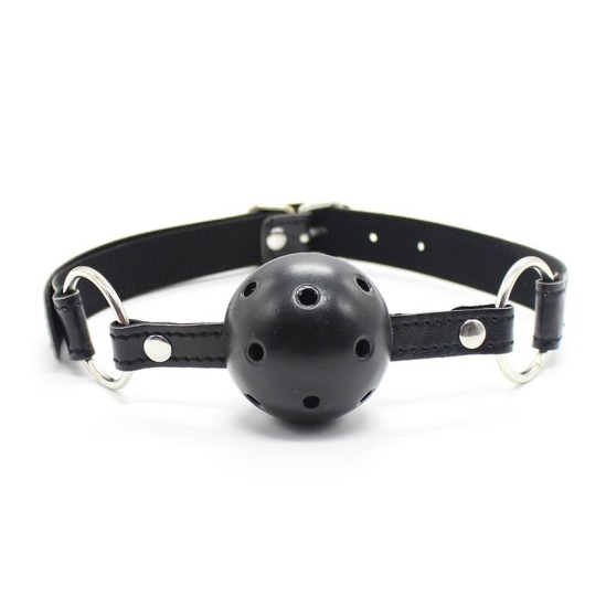 Latetobed Bdsm Line Kvėpuojantis Ball Gag 4,5 cm juodas