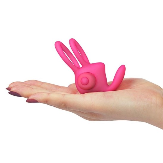 Lovetoy Double Vibrating Cockring Power Clit Duo Pink