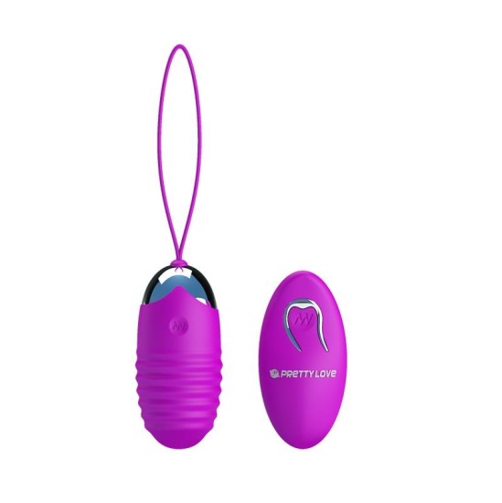 Prettylove Vibrating Egg Jessica USB Purple