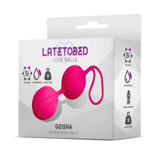 Latetobed Geisha Double Kegel Balls Rose Red 70 gr