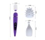 Baile Massager and Heads Pack King Touch Purple