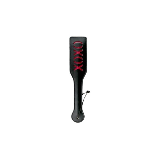 Easytoys Black Leather Paddle - XOXO