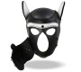 Intoyou Bdsm Line Hound Neoprene Dog Hood with Removable Muzzle White/Black One Size