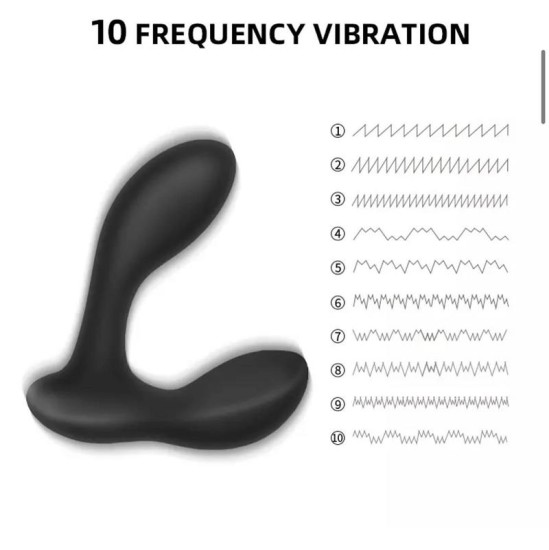 Tardenoche Brett Prostate Massager Remote Control USB Liquid Silicone