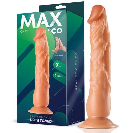 Max & Co Chet Realistic Dildo Flesh 9–23 см