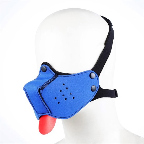 A-Gusto Neoprene Puppy Face Mask Blue