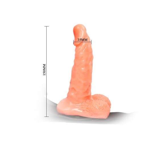 Baile Strap-On ar dildo 15 cm