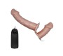 Baile Strap-On with Double Dildo with Vibration Flesh