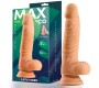 Max & Co Deek Realistic Dildo koos Testivles 7.6 lihaga