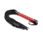 Latetobed Bdsm Line Flogger dimanta raksts un metāla aparatūra 39 cm sarkana