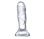 Glazed Realistiška dildo krištolinė medžiaga 12,3 cm