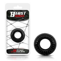 Beast Rings Elastīgs dzimumlocekļa gredzens 1.9cm melnā krāsā