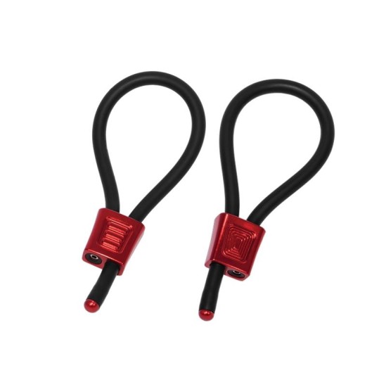 Electrastim ElectraLoops Prestige Set of 2 Penis Rings Red