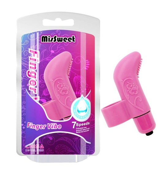 Chisa Стимулятор MisSweet 7,6 x 2,2 см, силиконовый розовый