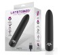 Latetobed Shoty Vibrating Bullet USB 10 Speeds Jaudīgs Motors Melns