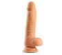 Max & Co Deek Realistic Dildo su Testivles 7.6 Flesh