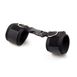 Latetobed Bdsm Line Neopreno kulkšnies rankogaliai su Velcro juodu