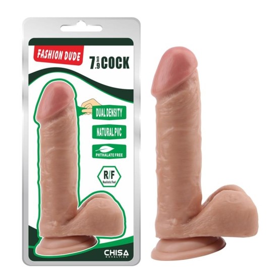 Chisa Dildo Dual density Fashion Dude 20 cm miesa