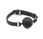 Latetobed Bdsm Line Silicone Breathable Ball Gag 5 cm Size L Black