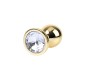 Chisa Clear Gem Gold Plug M