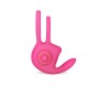 Lovetoy Dvigubas vibracinis žiedas Power Clit Duo Pink