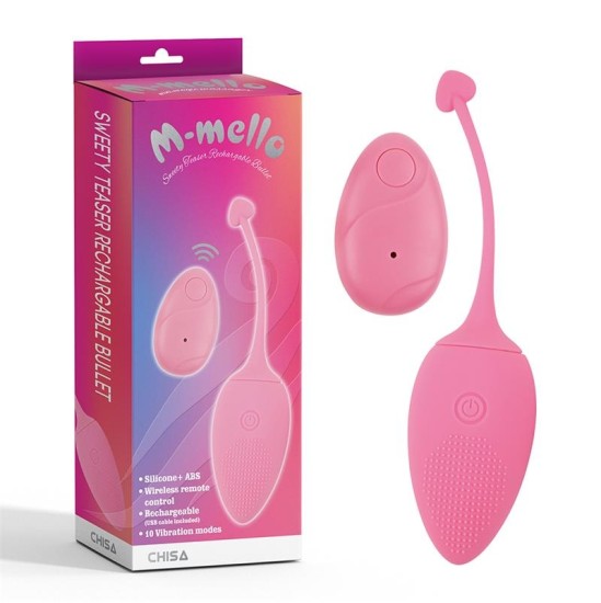 Chisa Vibrating Egg Remote Control Sweety Teaser USB 5.7